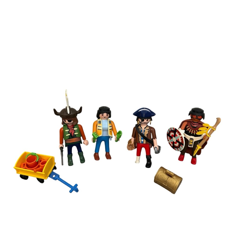 Playmobil 1993 Geobra Figures Set of 4